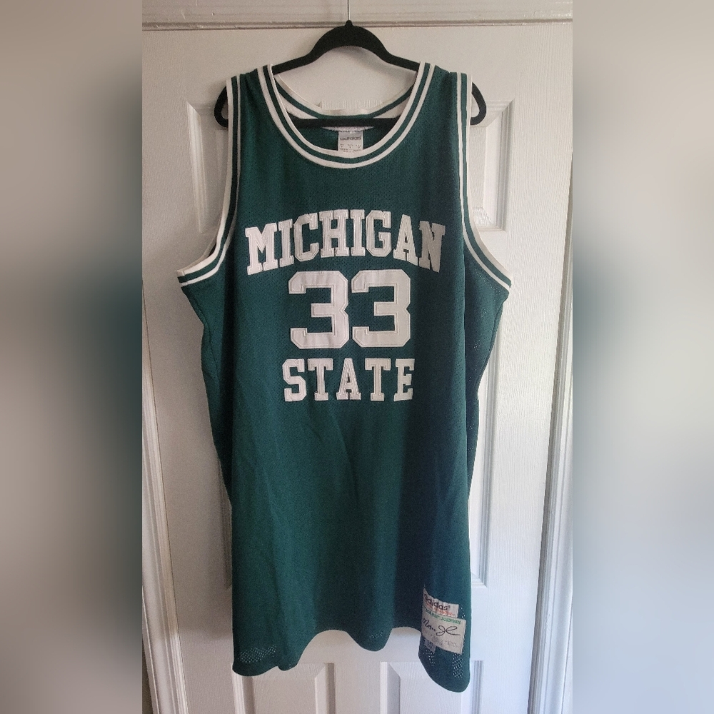 Michigan State Green Basketball Jersey